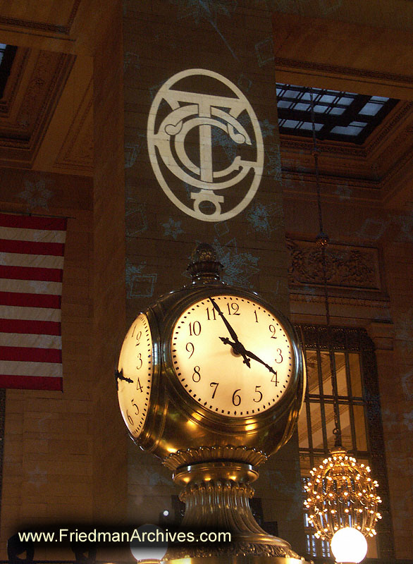 Grand Central Terminal clock and logo PICT5183