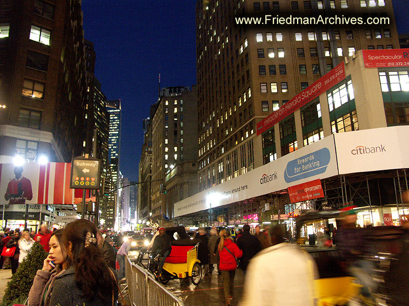 NY street at night PICT4867