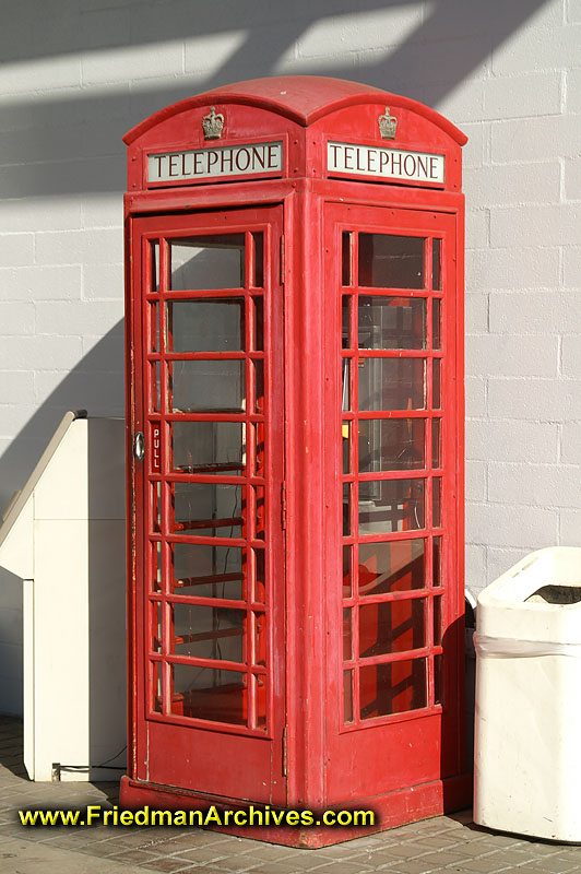 phone booth. English (Red) Phone Booth