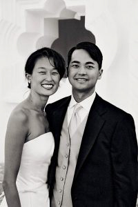 Wedding Sampler B and W Portrait