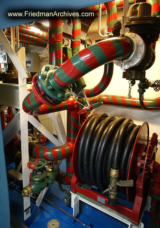 pipes,plumbing,red,green,Dr. Seuss,aircraft,aircraft carrier,helicopter,maintenance,navy,ship,military,war ship