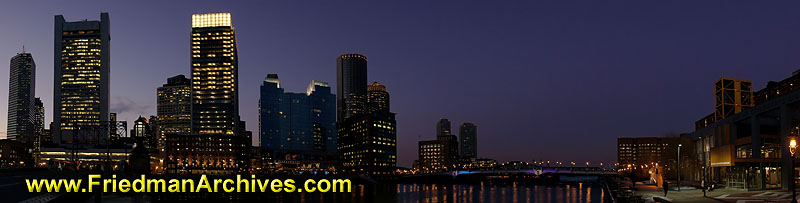 boston,city,skyline,panorama,purple,dusk,dawn,children's museum,cityscape,bean town,