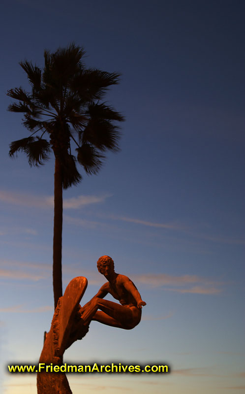 Surfer Statue 2