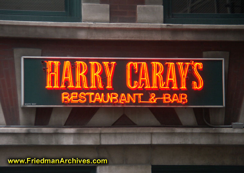 Harry Caray's Neon Sign