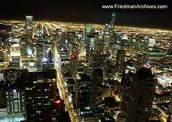 Chicago skyline at night 1 8x10 300 dpi