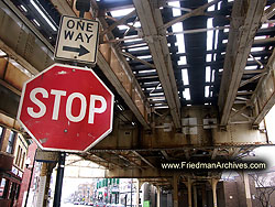 Stop Sign and EL tracks PICT0514