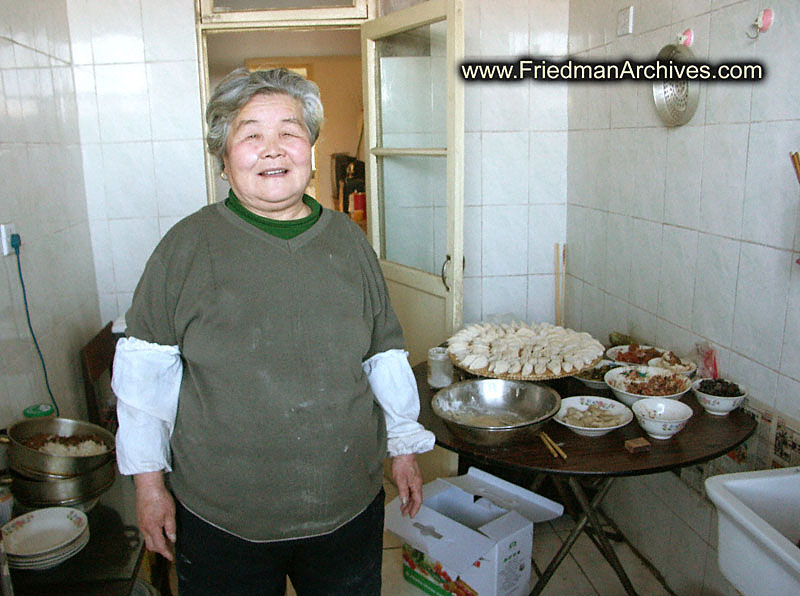 Grandma and Kitchen