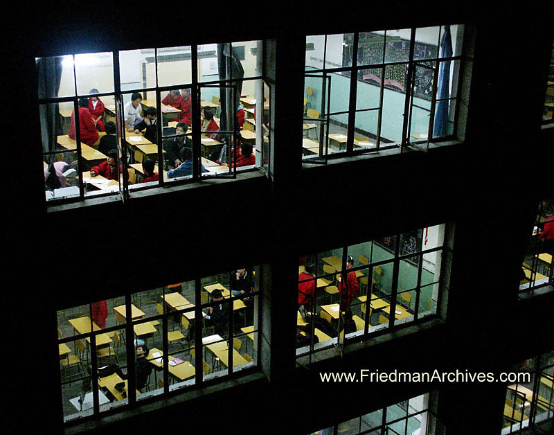 Classrooms at night 3