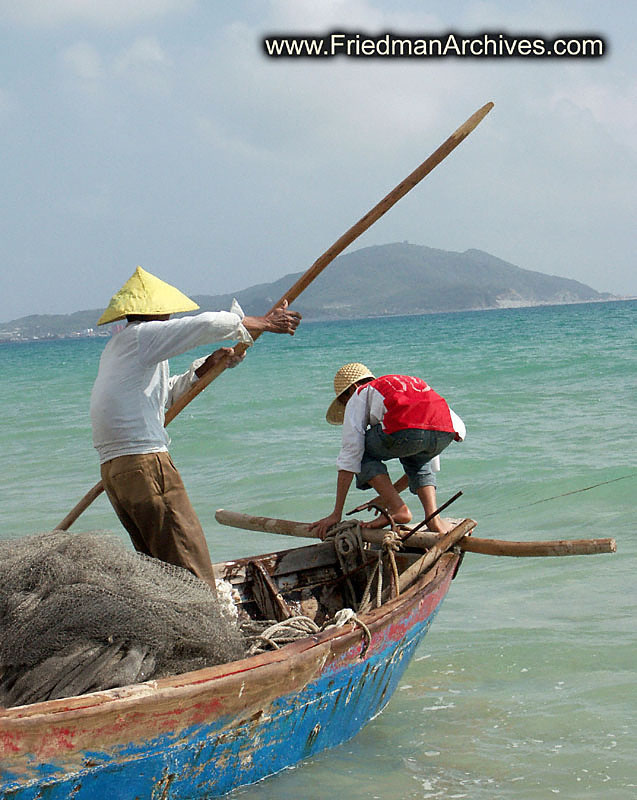 Navigating Fishing Boat