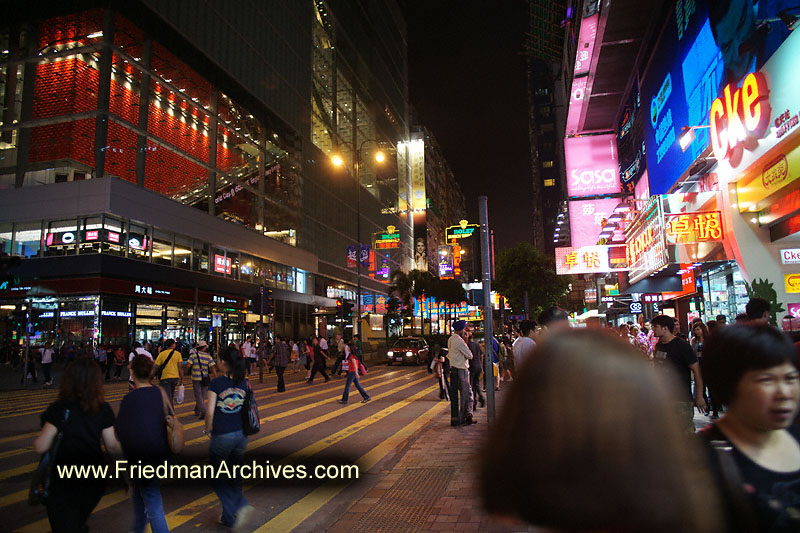 Streets at Night Neon Signs