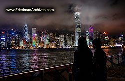 Hong Kong Skyline with 2 silhouettes Tweak 2 DSC08249