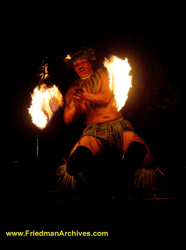 Hawaii Images / Fire Artist 2