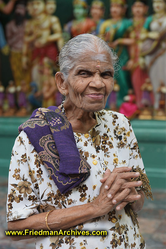 old,temple,religion,religous,festival,wedding,elder,octagenarian,namaste,hello,portrait,woman,