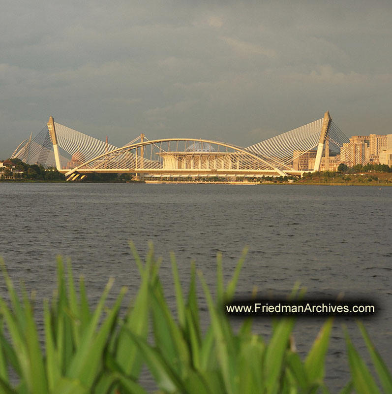 suspension bridge,malaysia,PUTRAJAYA