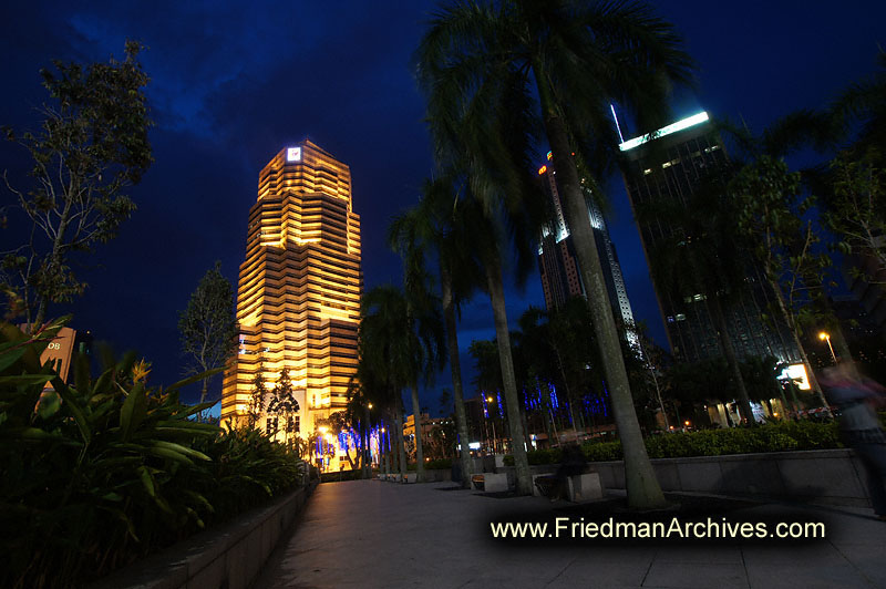 Skyscraper,dusk,blue,modern,malaysia,kuala lumpur,