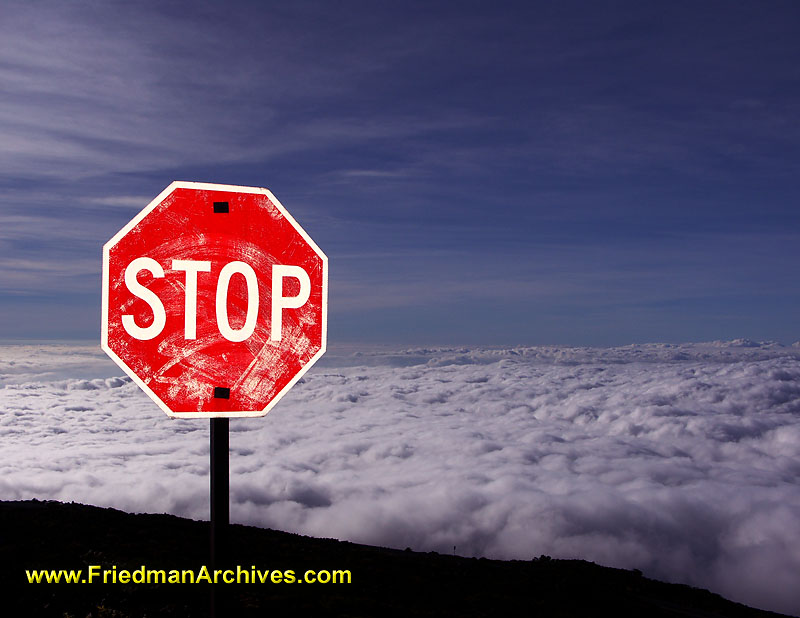 Heavenly Stop Sign