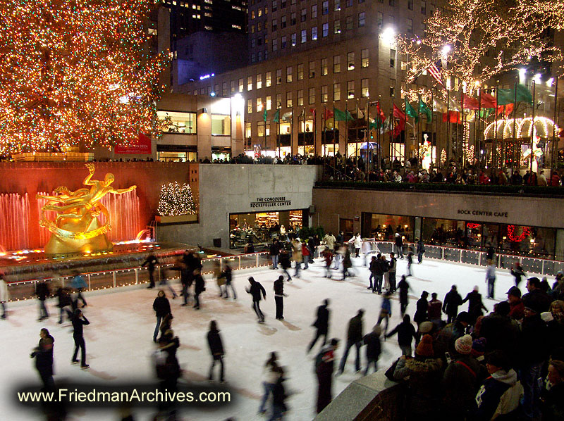 Ice skating at Rockefeller Center PICT4649