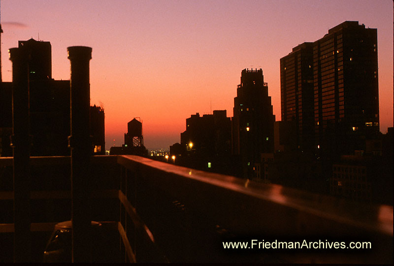 NY Buildings at sunrise 8x12 300 dpi