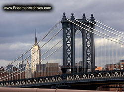 Manhattan Bridge and Empire State Buildong PICT5581