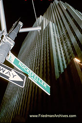 Rockefeller Street Sign 8x12 300 dpi