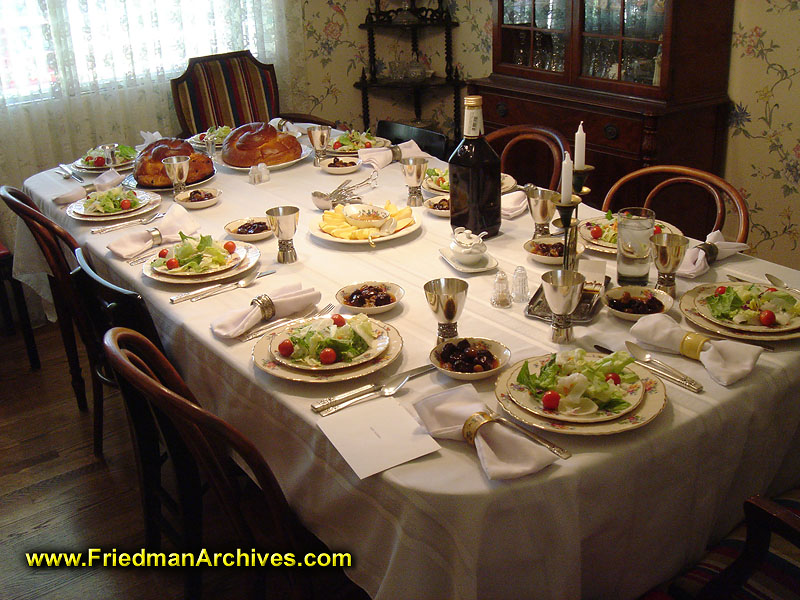 Family Dinner Table