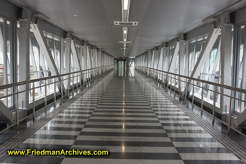 bridge,hallway,glass,metal,architecture,