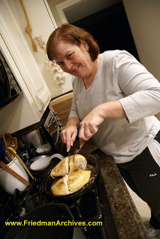 Smiling in the Kitchen