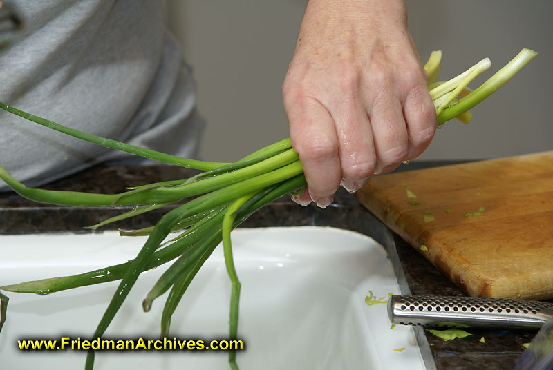 Green Onions in the Kitchen