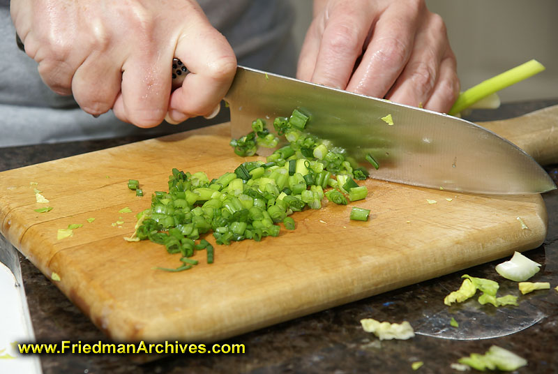 Cutting Green Onions