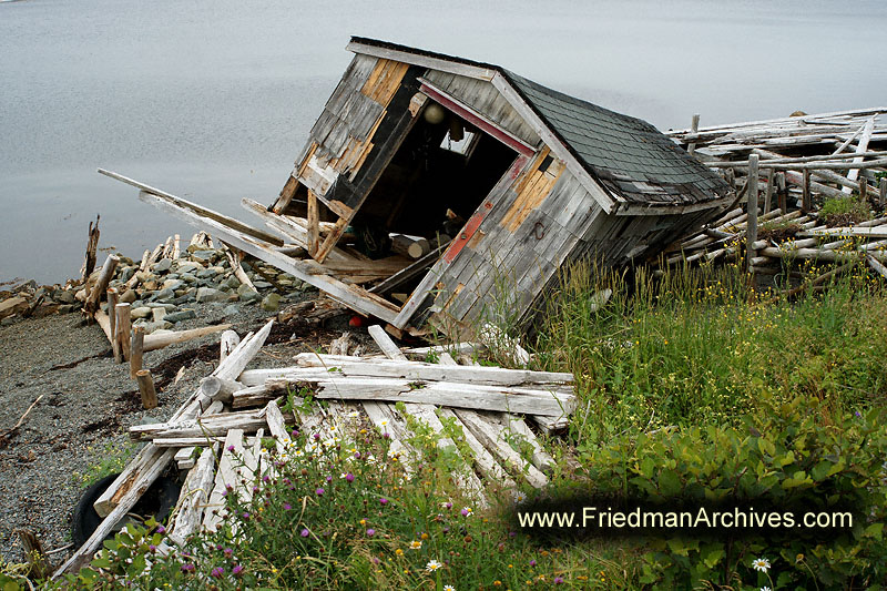 wreckage,shack,storm,messed up,house,shore,sea,marine,fishing,