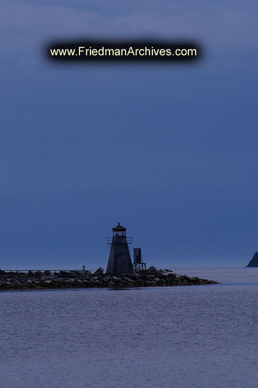 postcard,icon,light house,dusk,dawn,blue,stump,stubby,short,