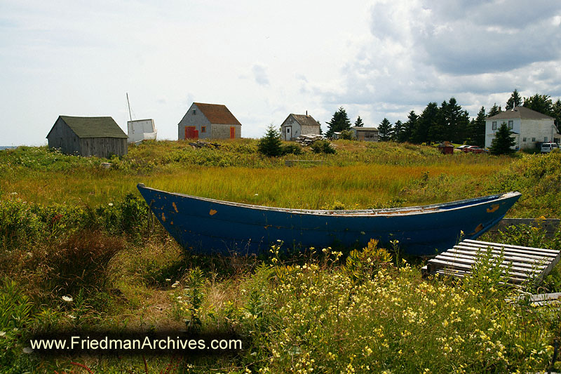 land,dry,drought,low tide,slow economy,field,houses,grass,