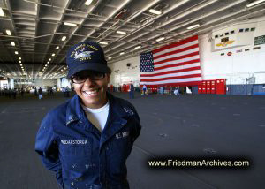 Female Sailor Portrait Below Deck