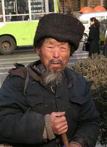 An old beggar