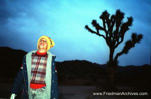 Boy and Dramatic Sky