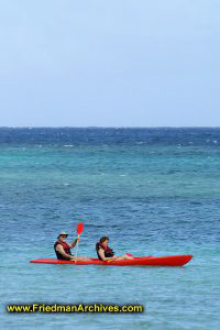 Canoe on Ocean