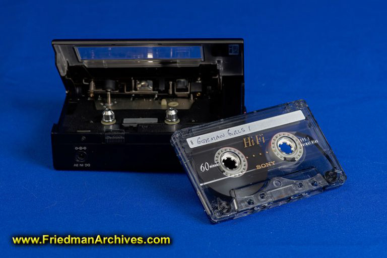 Cassette Tape and Walkman The Friedman Archives Stock Photo Images