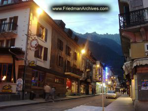 Chamonix at Dusk