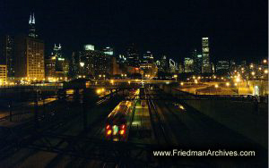 Chicago Skyline w RR