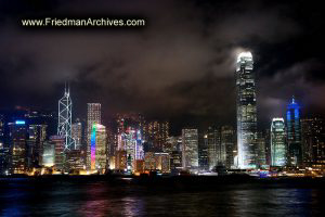 Hong Kong Skyline at Night