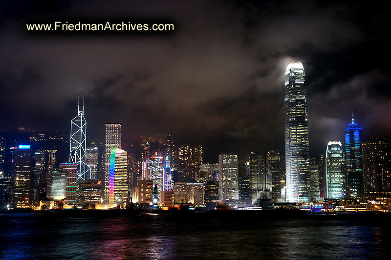 Hong Kong Skyline at Night
