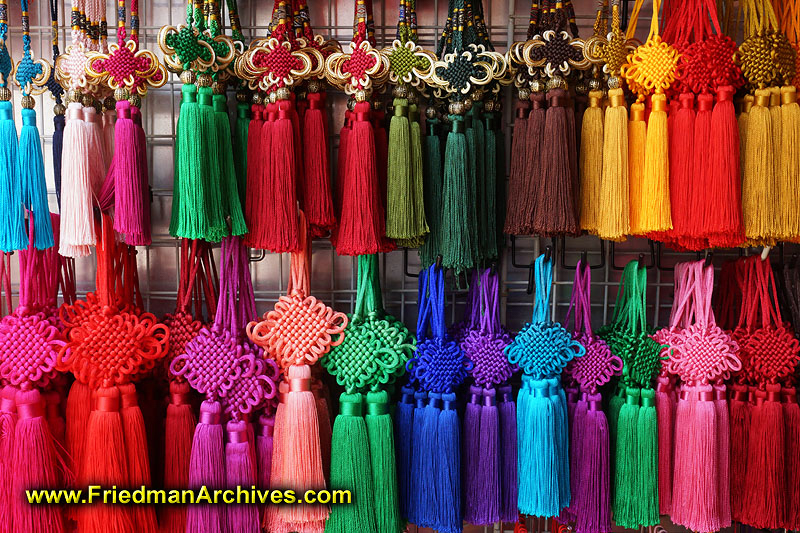 Colorful Tassles