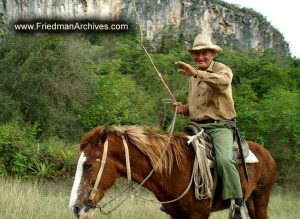 Cowboy Waving Goodbye