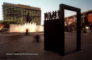 DWP Fountain and Doorway