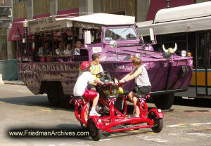 Duck Tour and Circular Bicycle