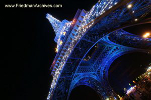 Eiffel Tower Blue