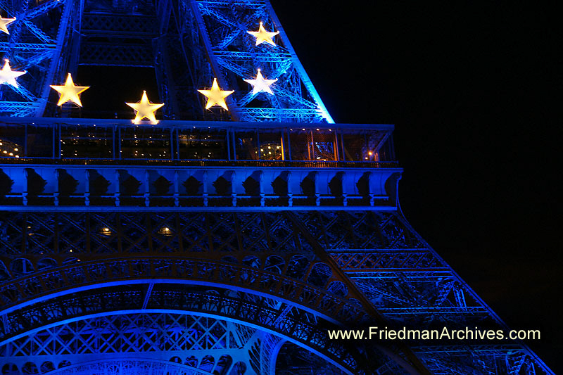 Eiffel Tower Blue