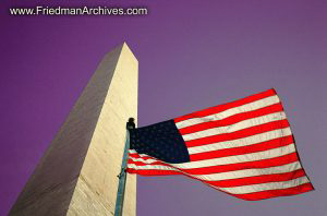Flag at Washington Monument