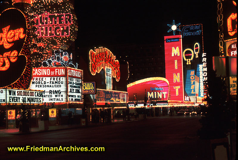 Fremont Street from Slide