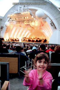 Girl at Hollywood Bowl